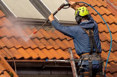 Démoussage et hydrofuge de toiture à Pasilly